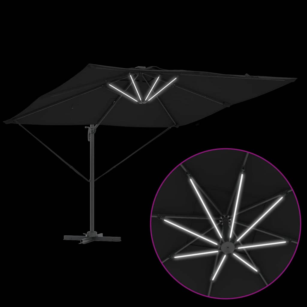 Sonnenschirm Sand 286 x 284 x 270 cm Aluminium und Polyester