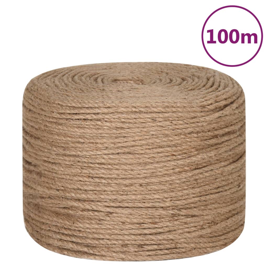 Seil 100 % Jute 10 mm 250 m