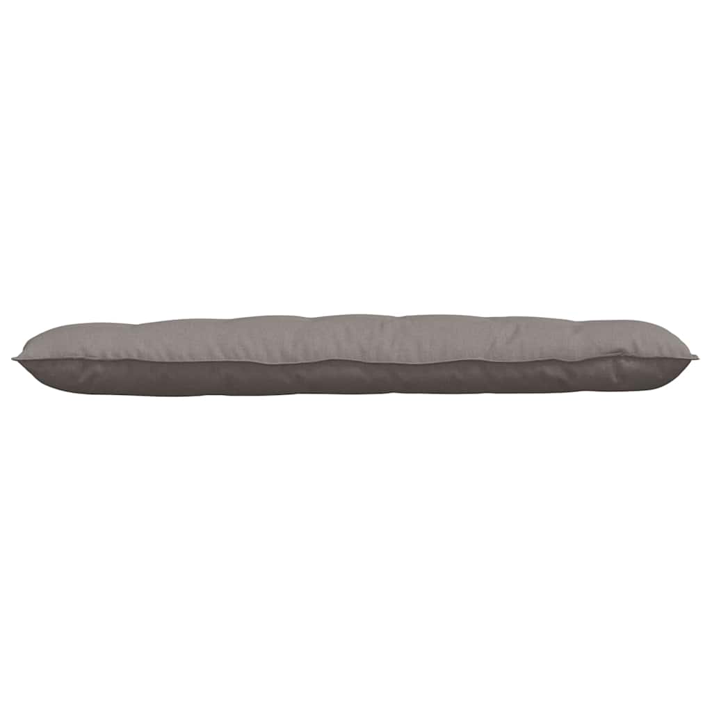 Rückenkissen Hellgrau 50 x 19 x 45 cm Stoff