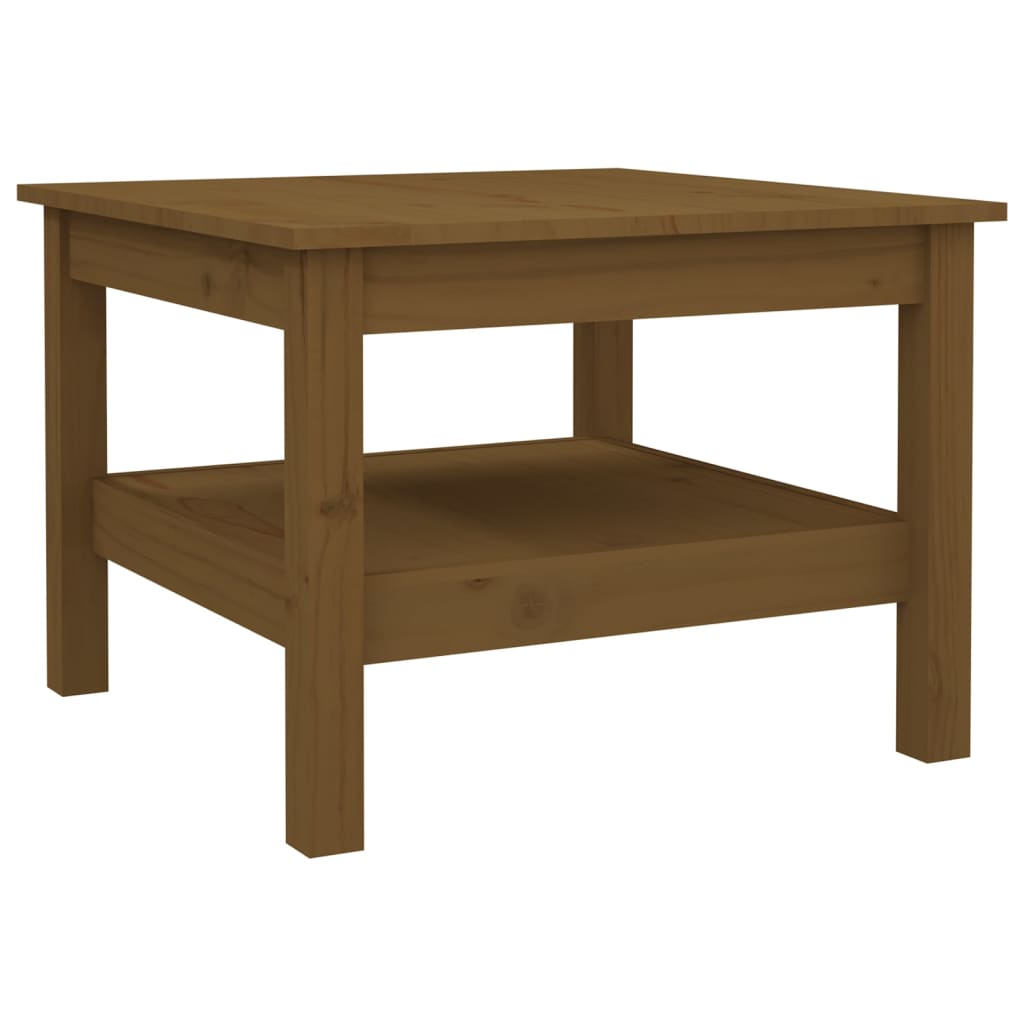 Couchtisch 45 x 45 x 40 cm Massivholz Kiefer