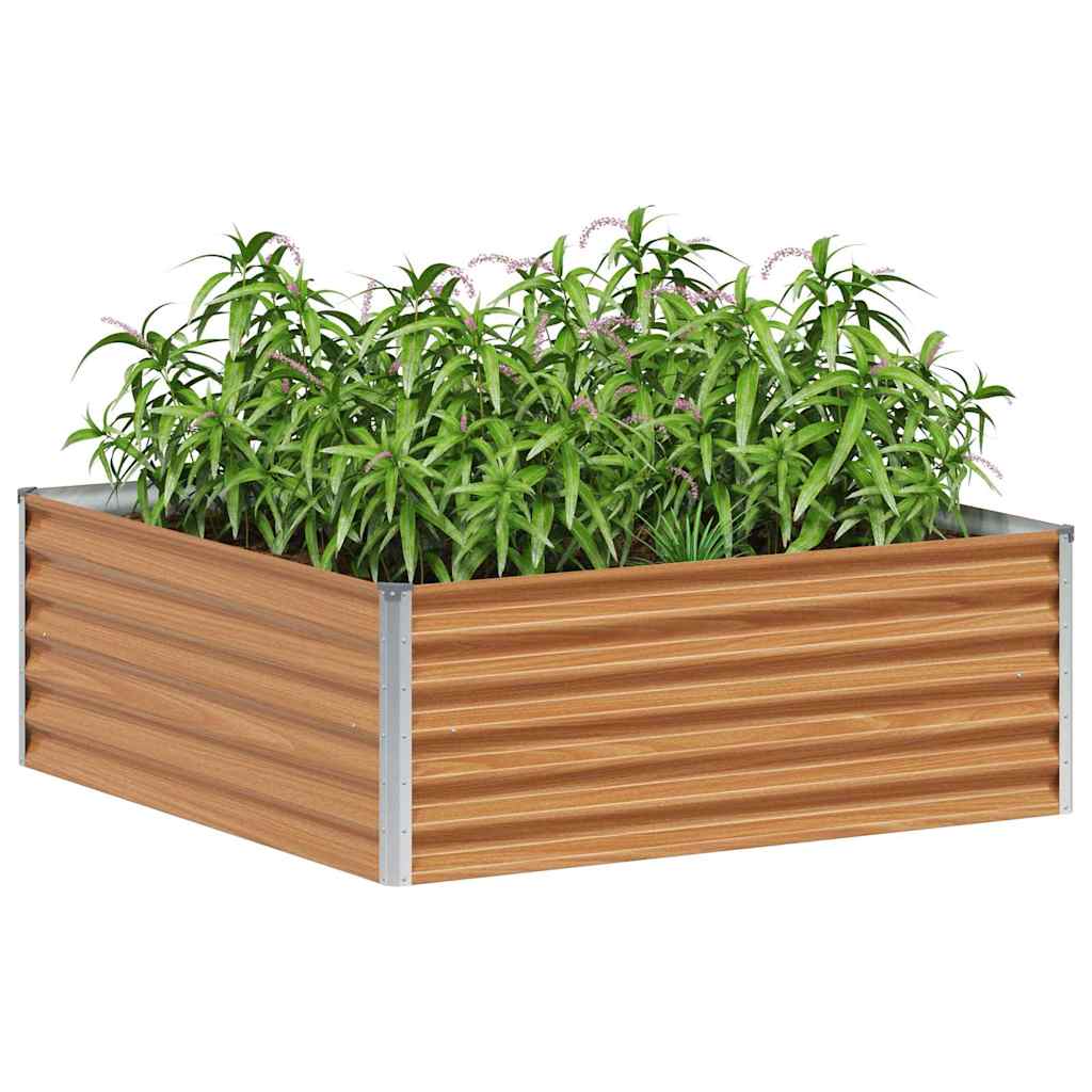Garten-Hochbeet 100 x 50 x 36 cm Cortenstahl
