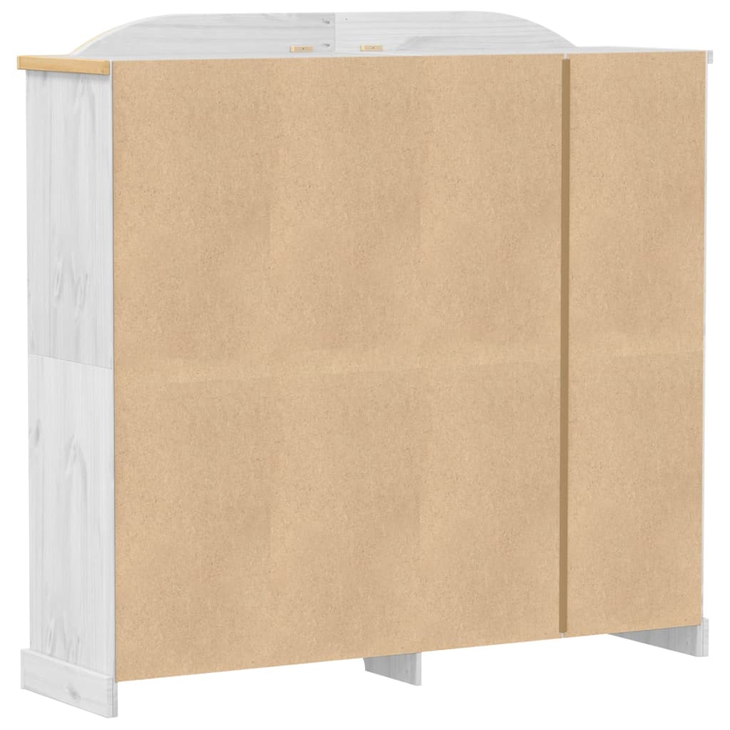 Kleiderschrank Corona 194x52x186 cm Massivholz Kiefer