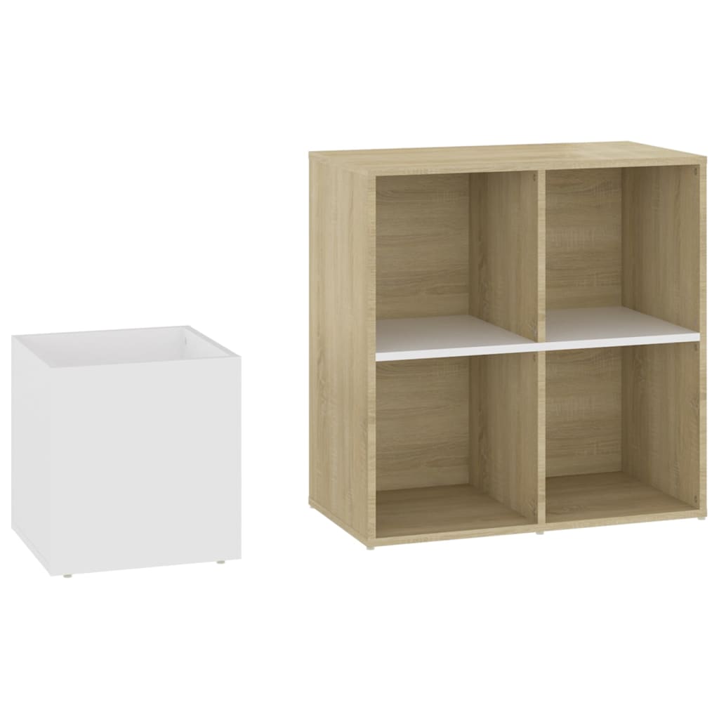 Flur-Schuhschrank Weiß 105x35,5x70 cm Holzwerkstoff
