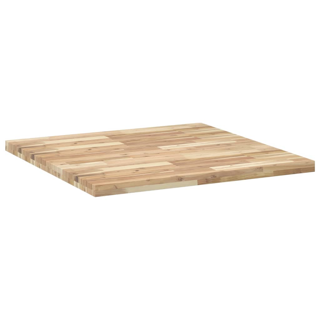 Tischplatte Rund Ø40x2 cm Massivholz Akazie