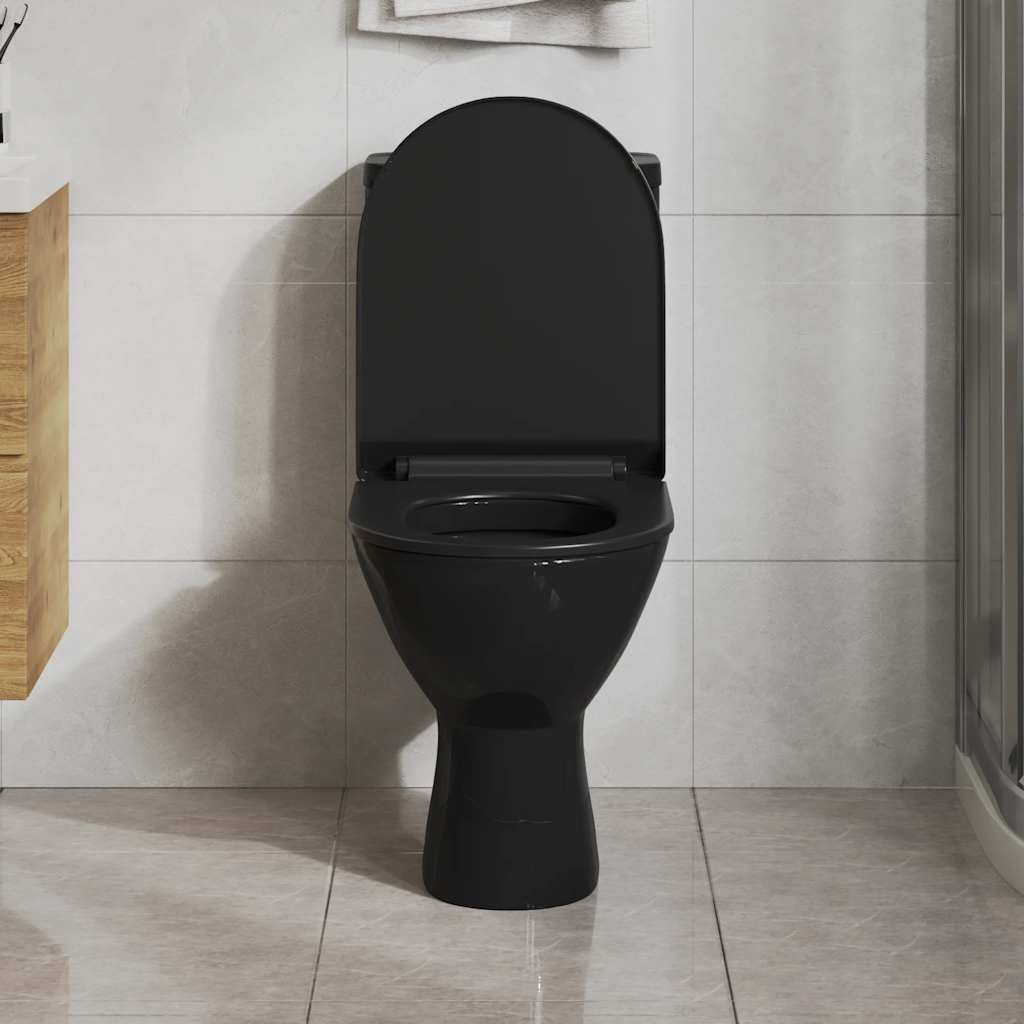Toilettensitz mit Absenkautomatik und Quick-Release-Design Weiß