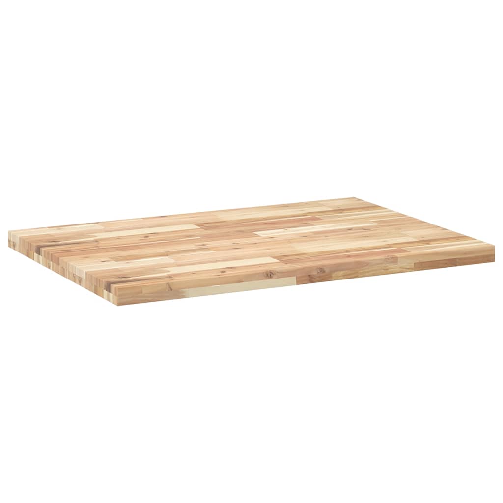Schreibtischplatte Unbehandelt 60x50x2 cm Massivholz Akazie
