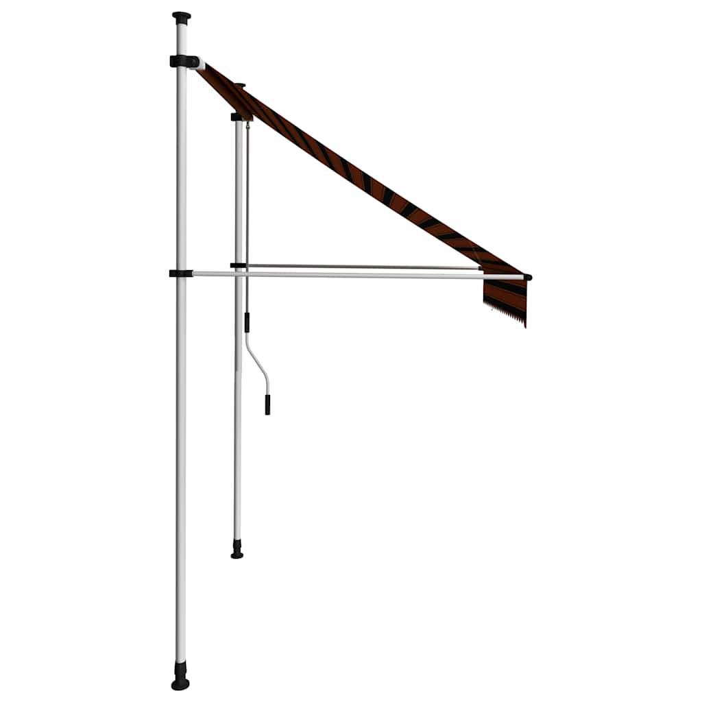 Einziehbare Markise Handbetrieben 150 cm Anthrazit