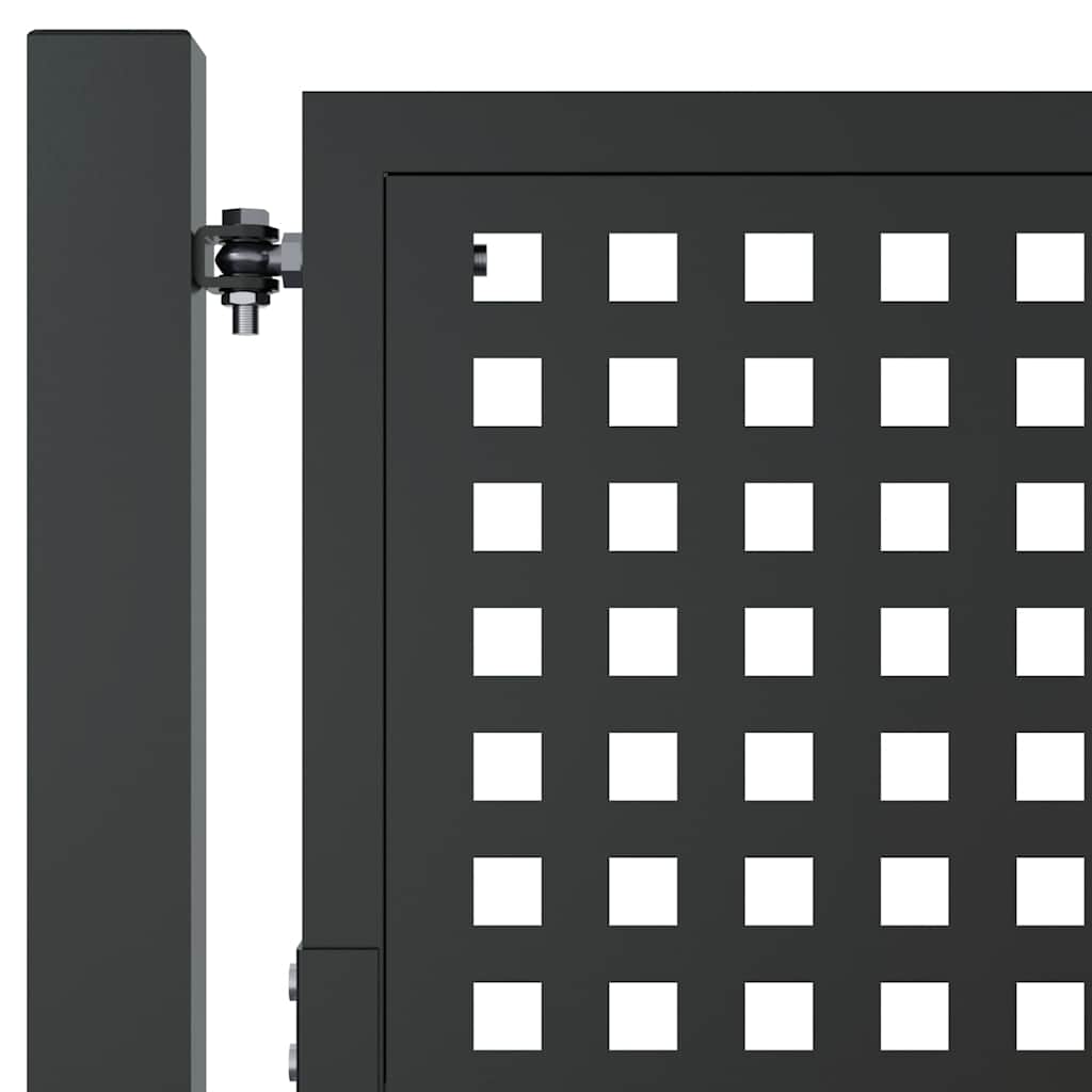 Gartentor Anthrazit 100x75 cm Stahl
