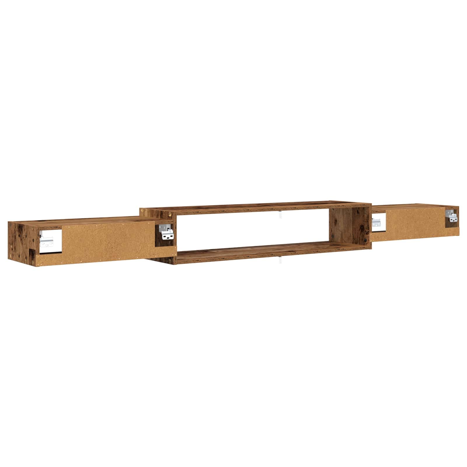 Wandmontierter TV-Schrank Wandhalterung Weiß 140 x 28 x 21 cm