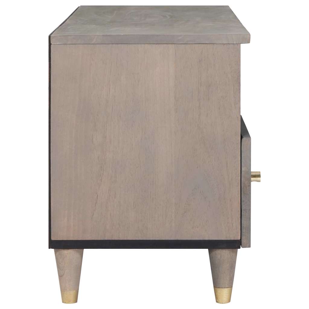 TV-Schränk Honigbraun 100 x 33 x 46 cm Massivholz Mango