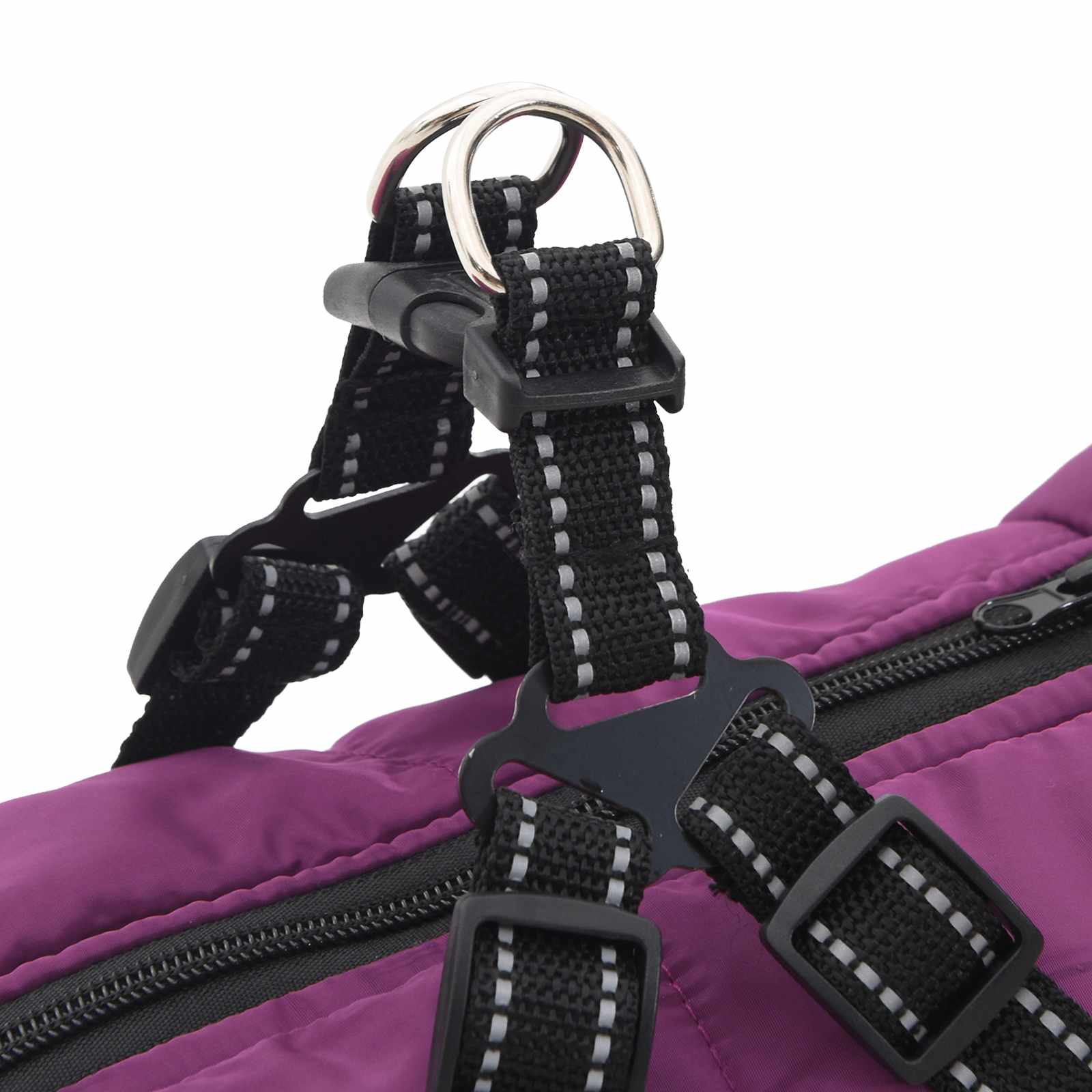 Hundemantel Rot L24 Fleece und Polyester