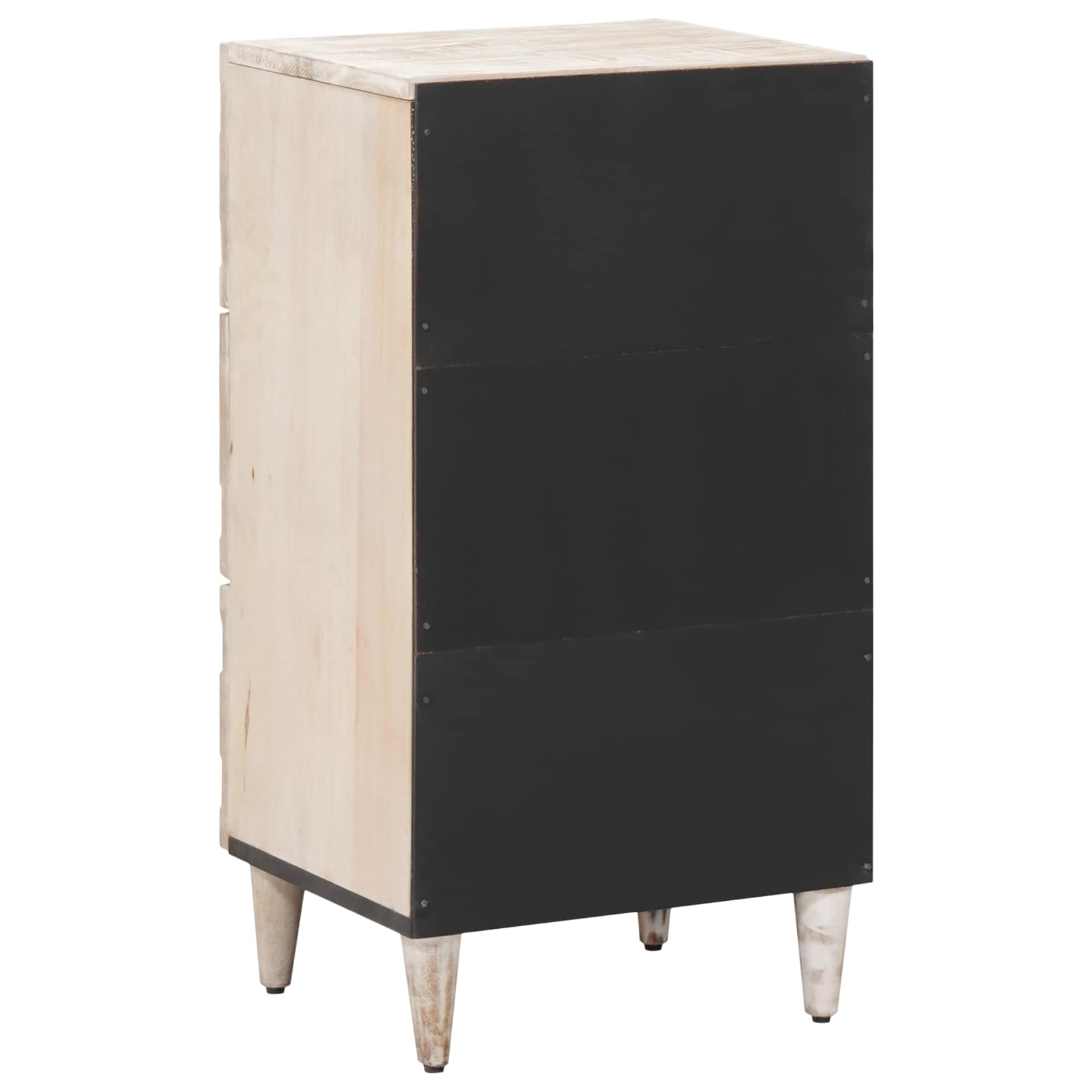 Sideboard mit Speicher Braun 40 x 33,5 x 75 cm Massivholz Mango