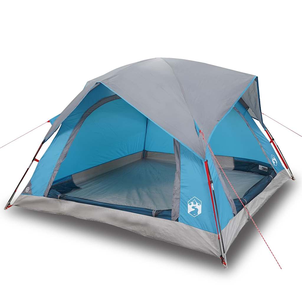 Campingzelt 4 Personen Grün Wasserdicht