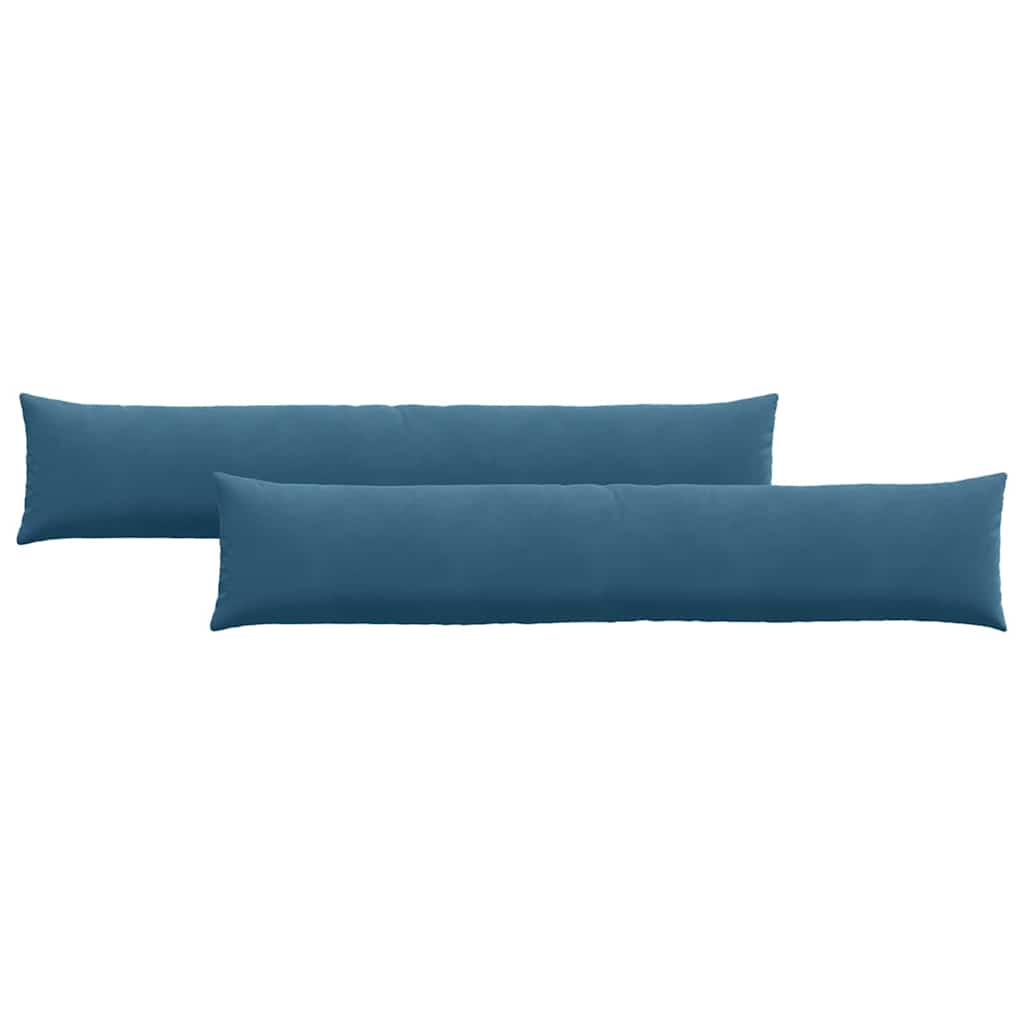 Sofakissen 2 Stück Blau 50 x 30 cm Cordstoff
