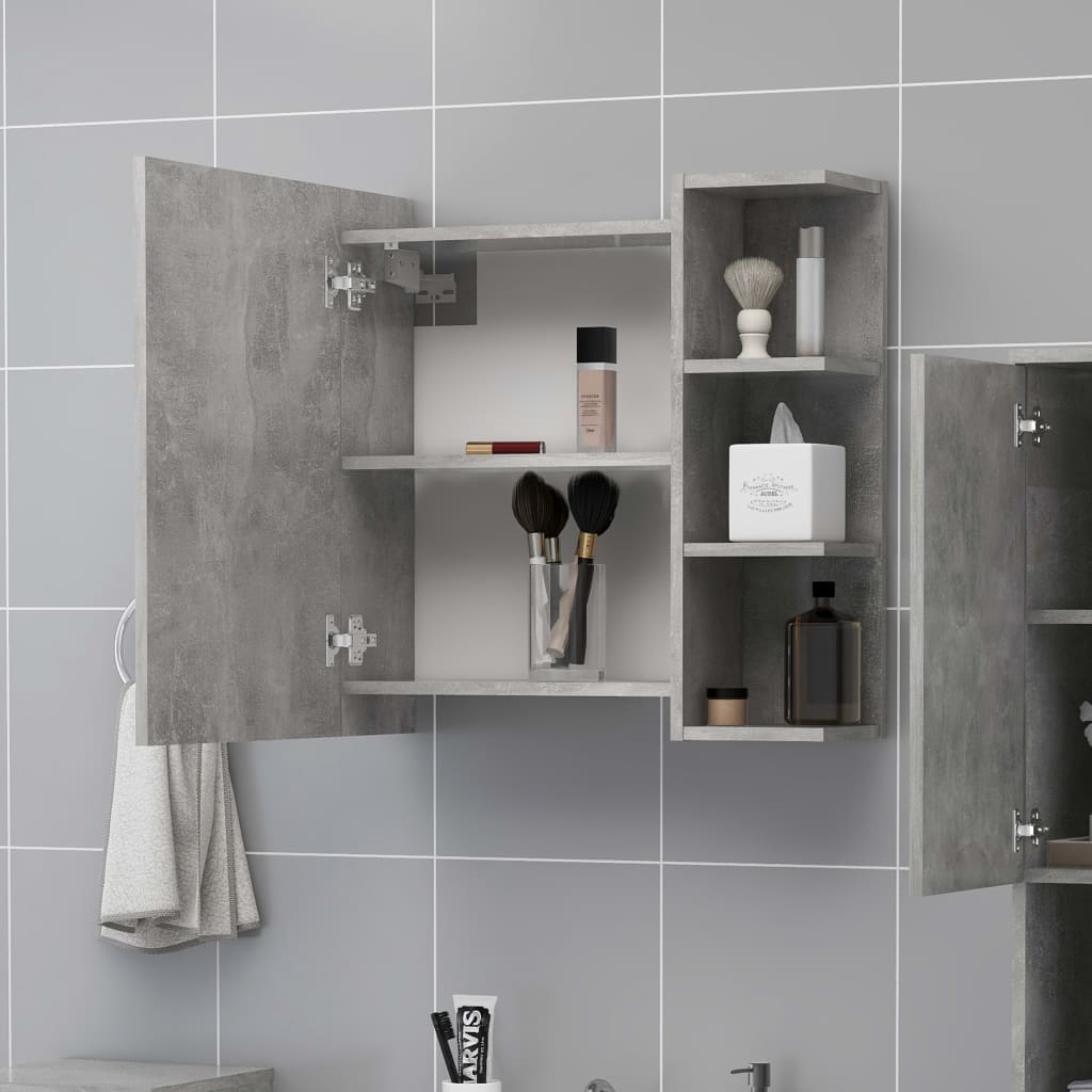 Bad-Spiegelschrank Weiß 62,5x20,5x64 cm Holzwerkstoff