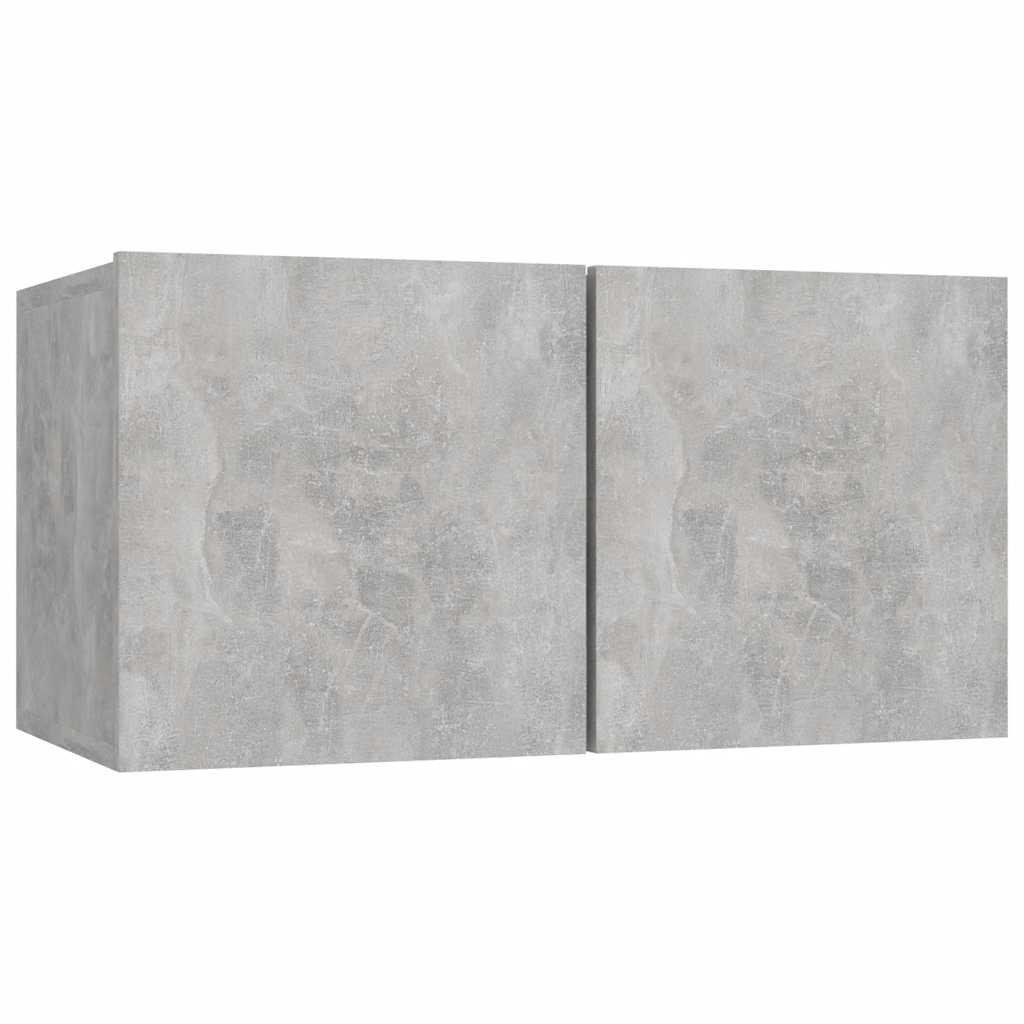 4-tlg. TV-Schrank-Set Weiß Holzwerkstoff