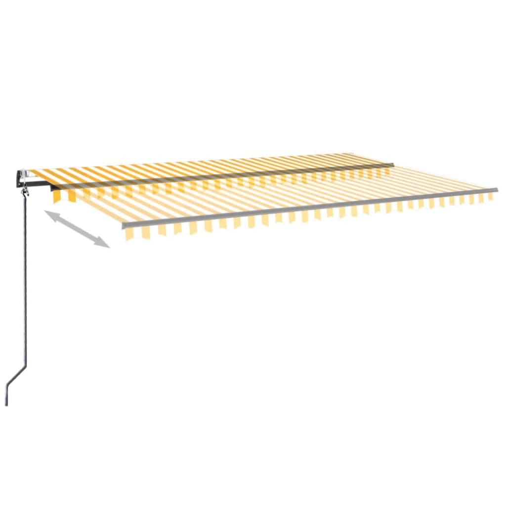 Markise Automatisch Einziehbar 350x250 cm Creme