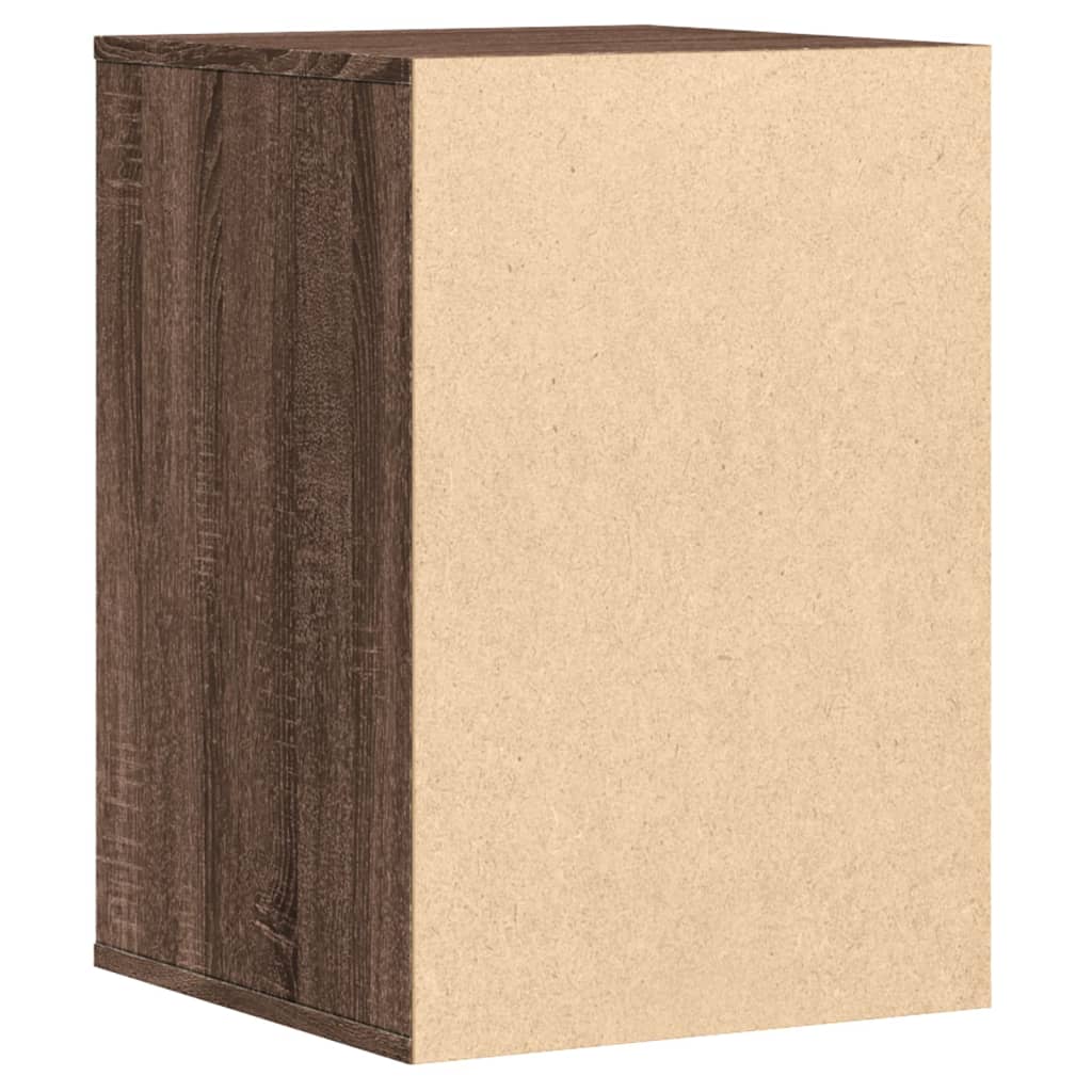 Schubladenschrank Schwarz Eichen-Optik 41 x 40 x 58 cm