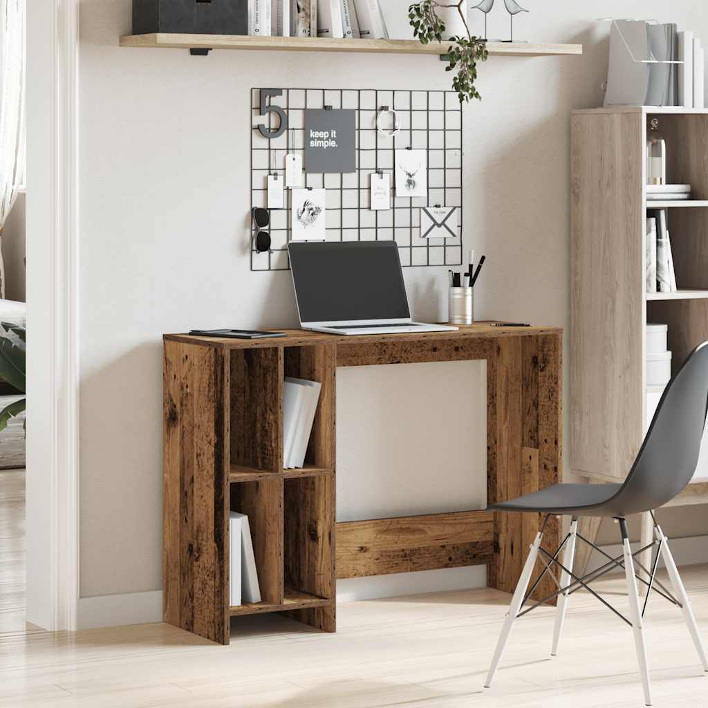 Computertisch Weiß 102,5x35x75 cm Holzwerkstoff