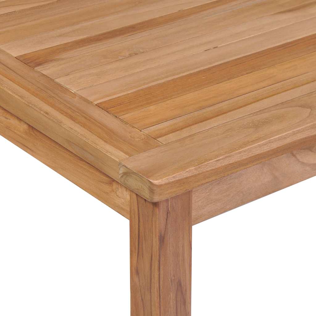 Garten-Esstisch 140x80x77 cm Massivholz Teak