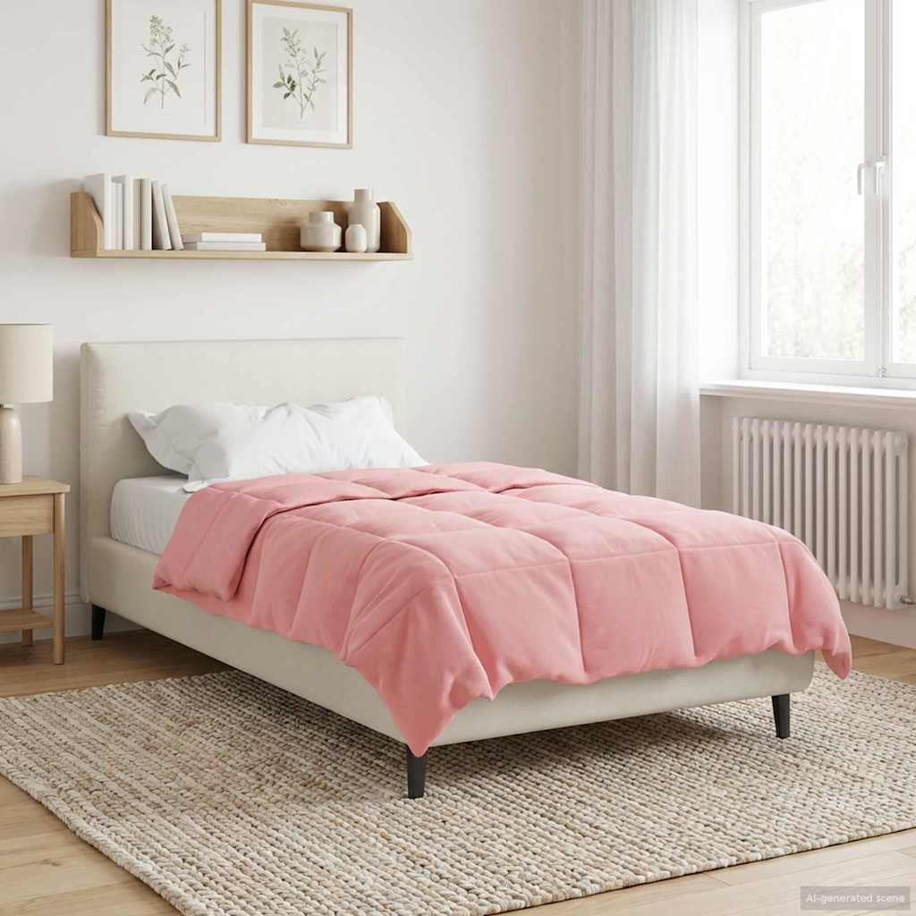 Sommerdecke Gesteppt Anthrazit 135 x 200 cm Mikrofaser