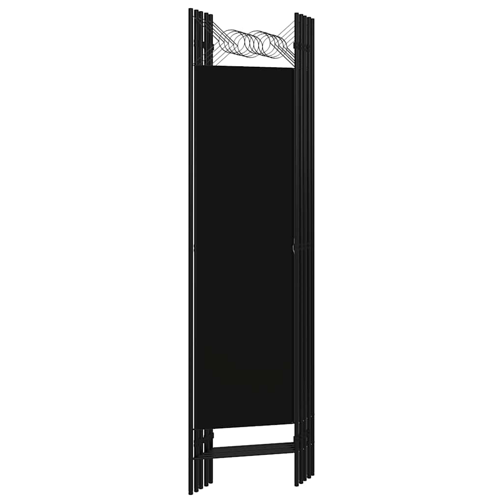 5-tlg. Raumteiler Anthrazit 200 x 180 cm