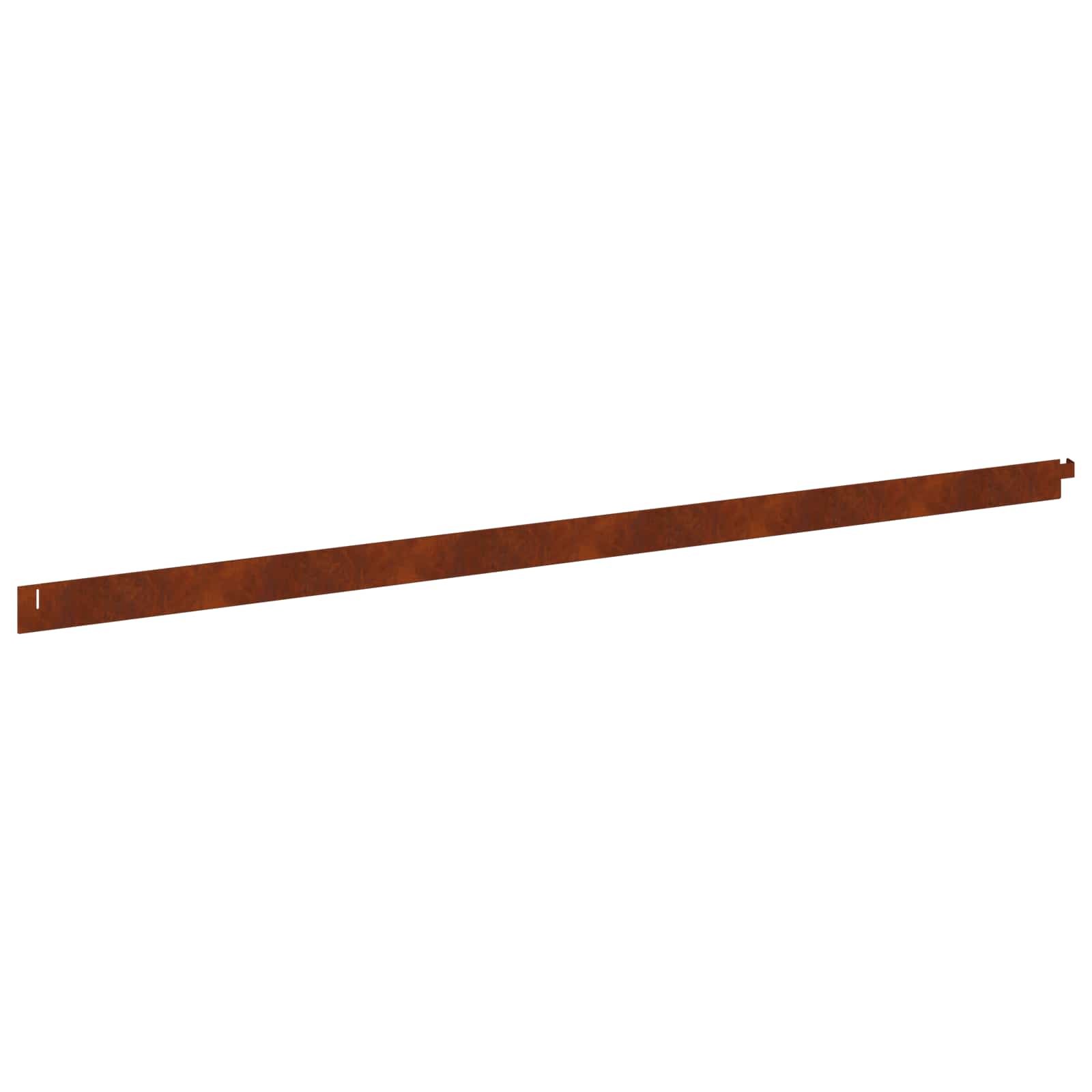 Raseneinfassung 10 pcs 102 x 4 x 4 cm Stahl Schwarz