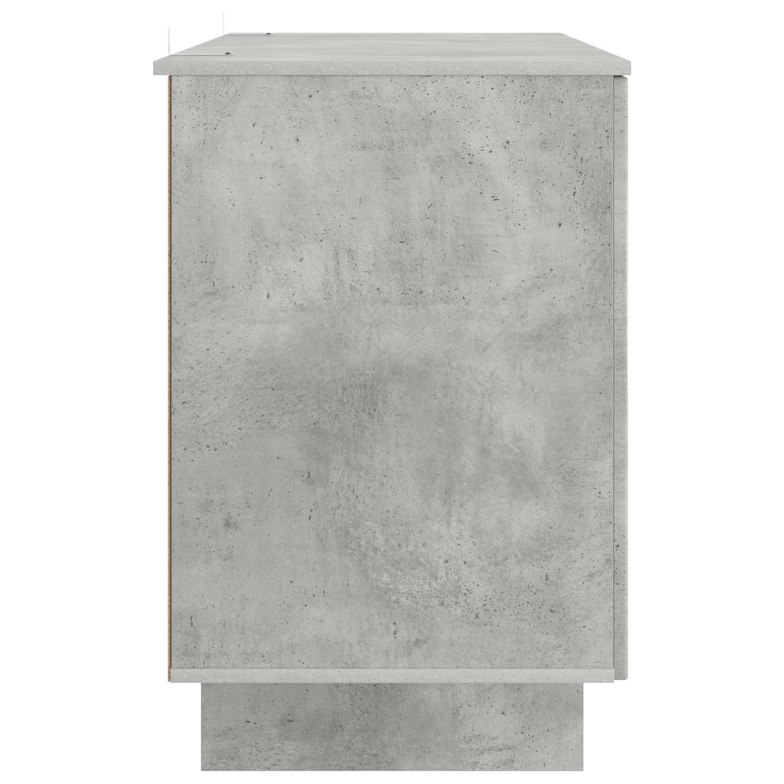 Schreibtisch Schwarz Holzwerkstoff 142,5 x 50 x 75 cm
