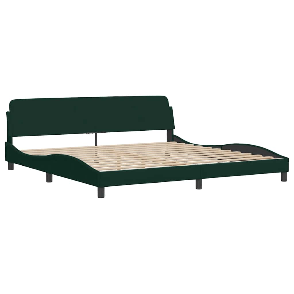 Bett mit Matratze "Dover" Hellgrau 80x200 cm Samt