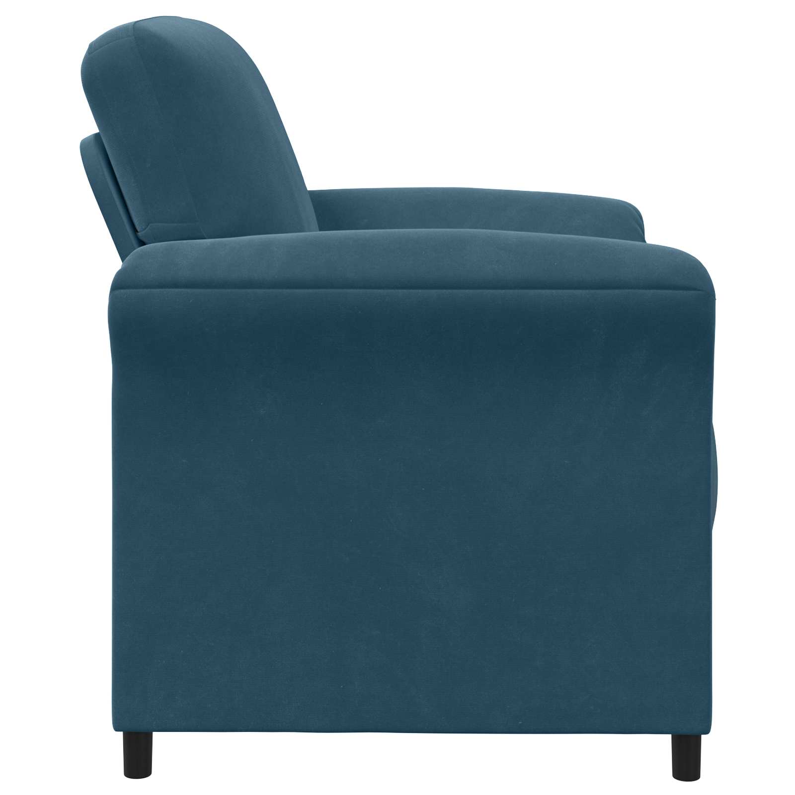1-Sitzer Sofa Hellgrau 88 x 83 x 95 cm Samt