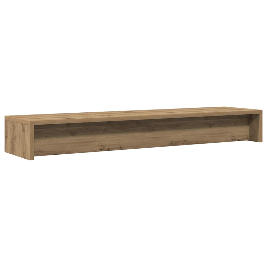 Monitorständer Weiß 100x24x13 cm Holzwerkstoff