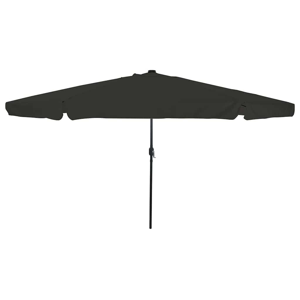 Garten-Sonnenschirm Sand und Anthrazit 395 x 395 x 245 cm