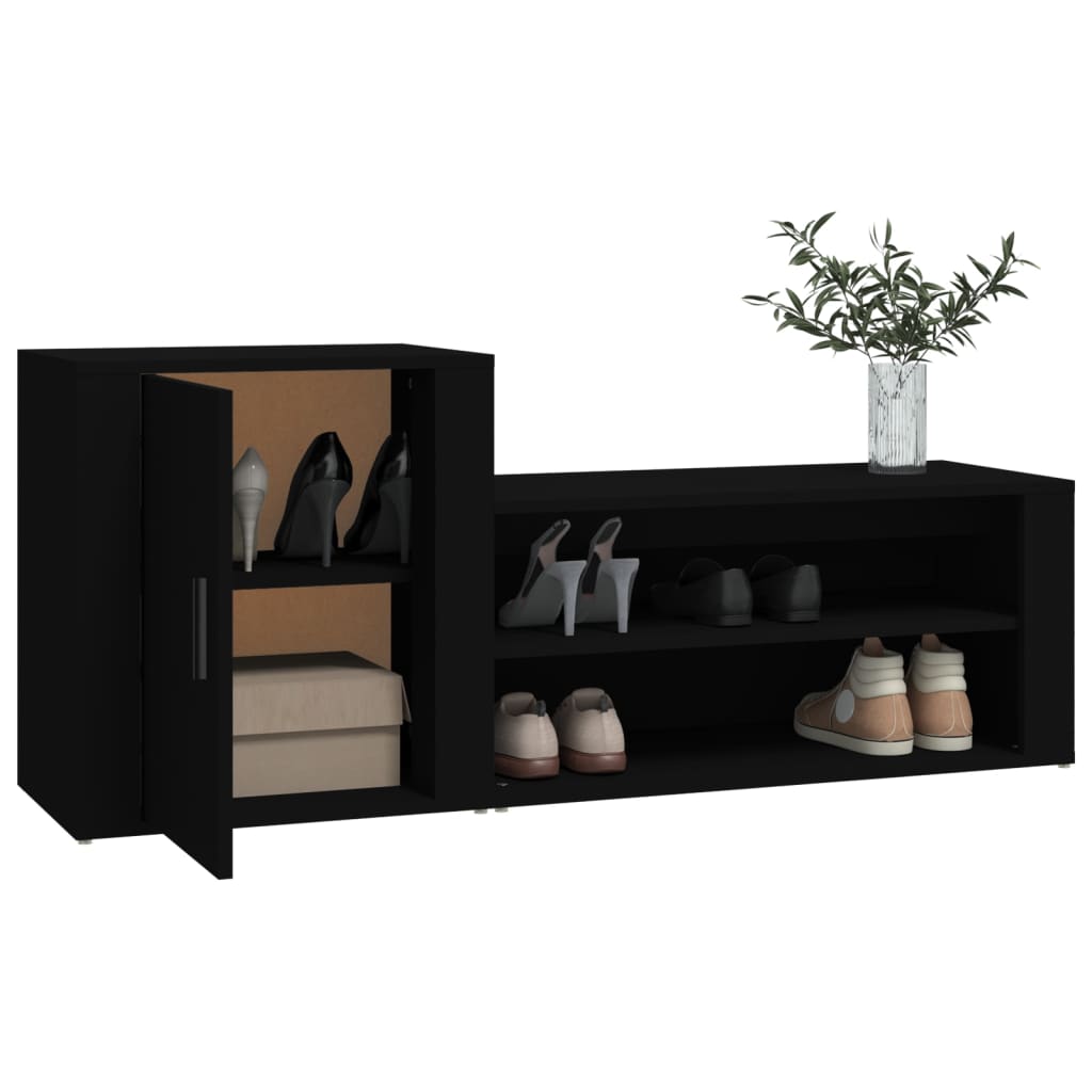 Schuhschrank Weiß 130x35x54 cm Holzwerkstoff
