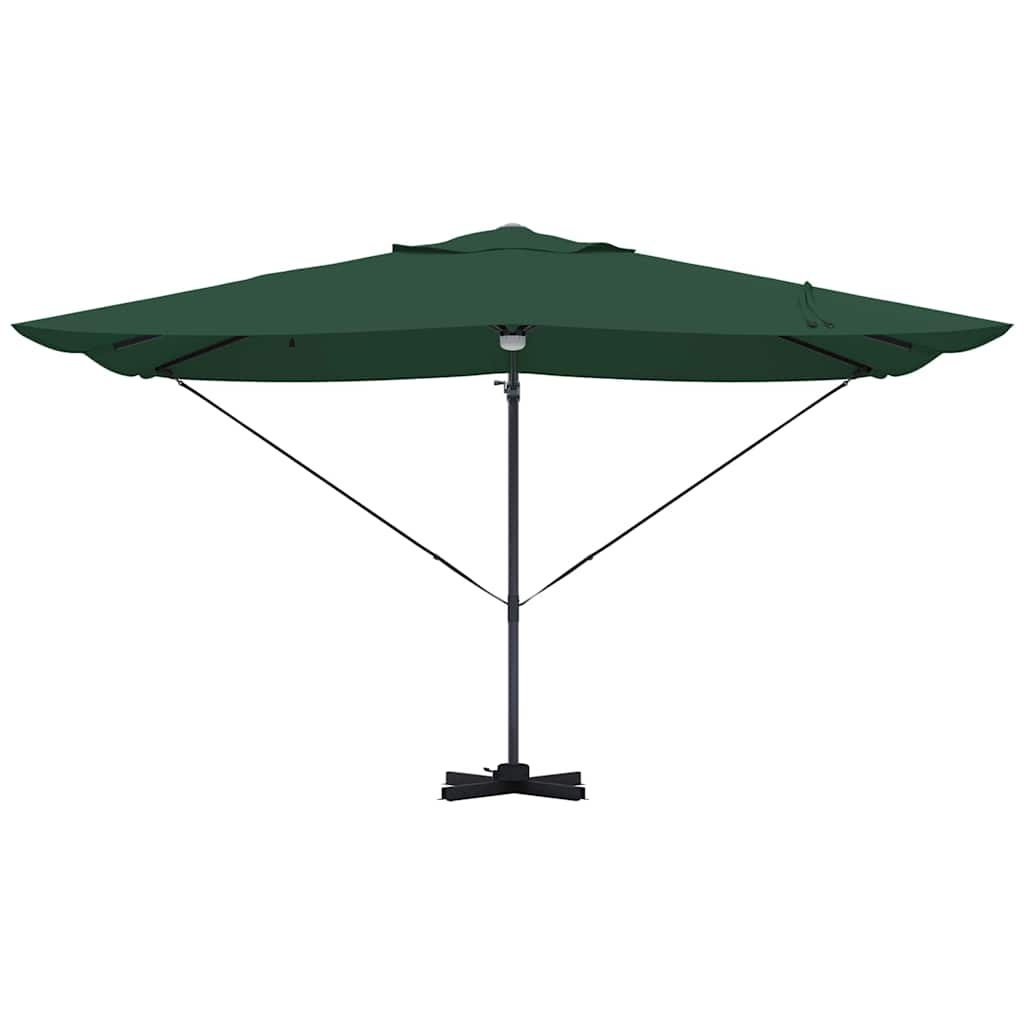 Sonnenschirm Sand 351 x 250 x 253 cm Polyester und Aluminium