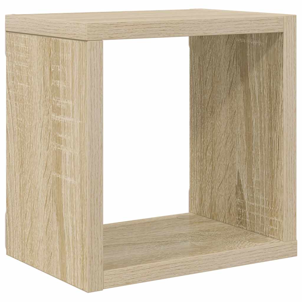 Würfelregale 2 Stk. Weiß 30x15x30 cm