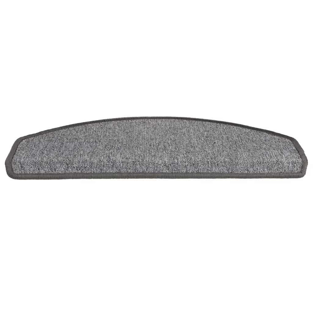 Stufenmatten 15 Stk. 56x17x3 cm Anthrazit Halbrund