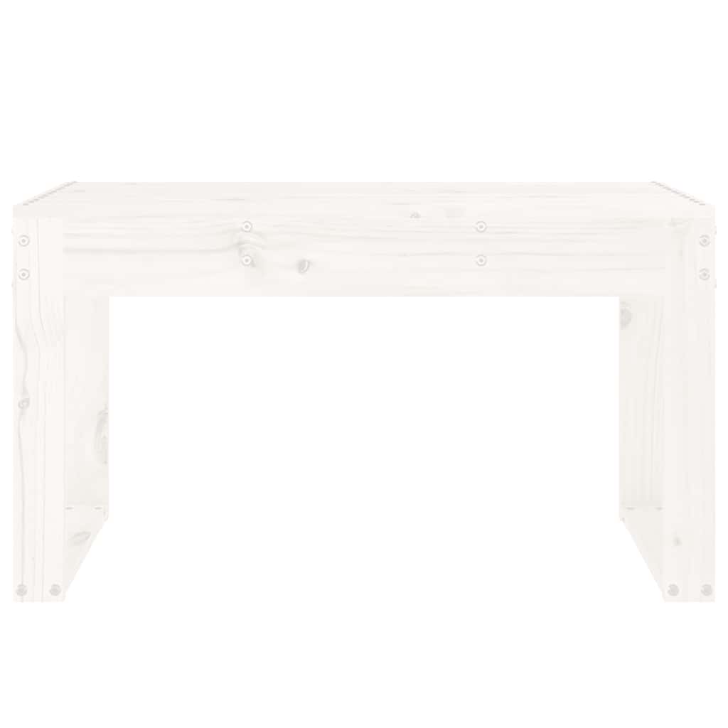 Gartenbank 80x38x45 cm Massivholz Kiefer