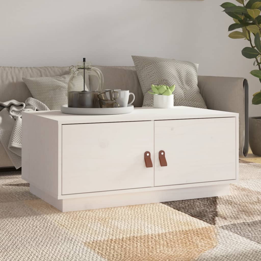 Couchtisch 80x50x35 cm Massivholz Kiefer
