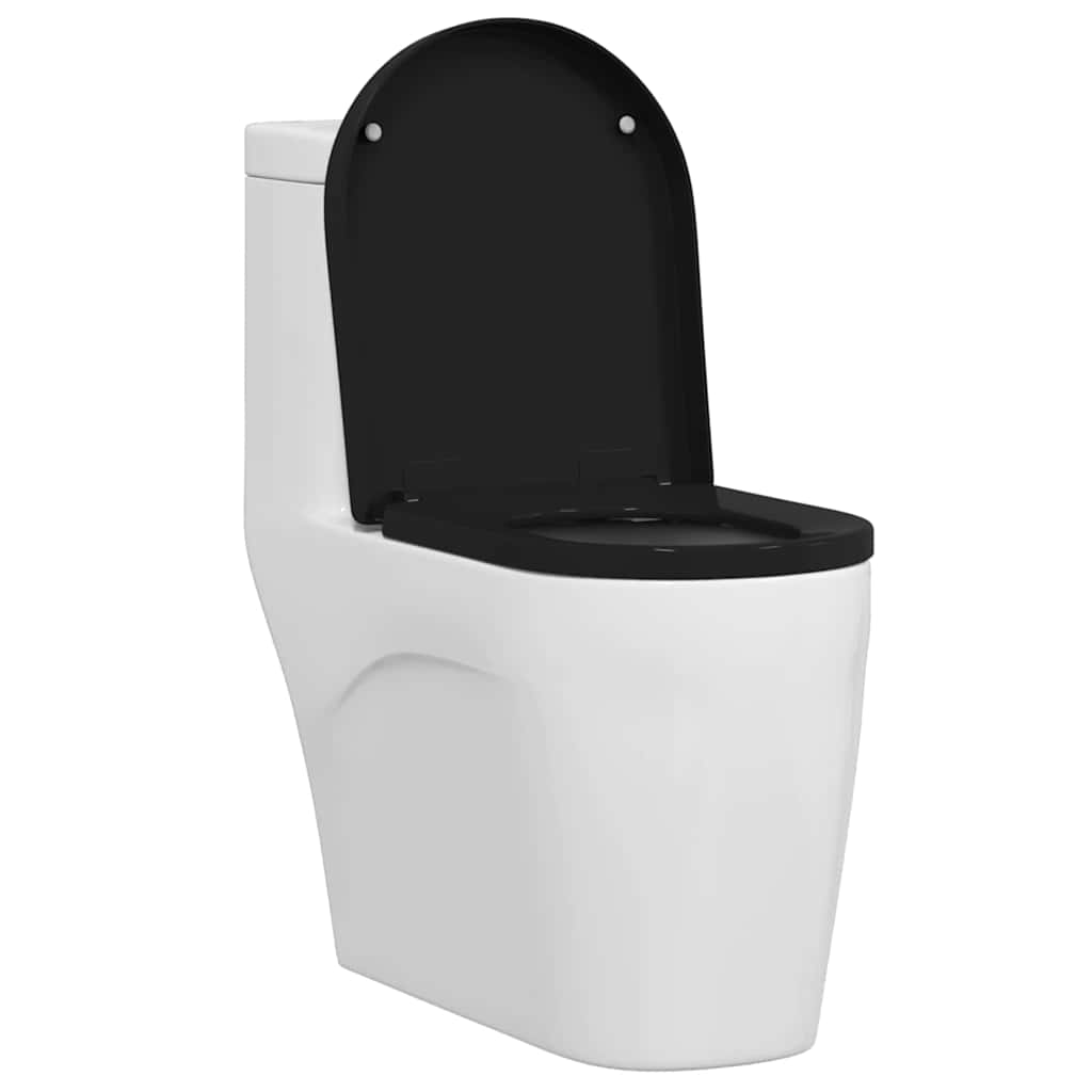 Toilettensitz Verstellbar Weiß 48 x 36,5 x 4,5 cm Polypropylen