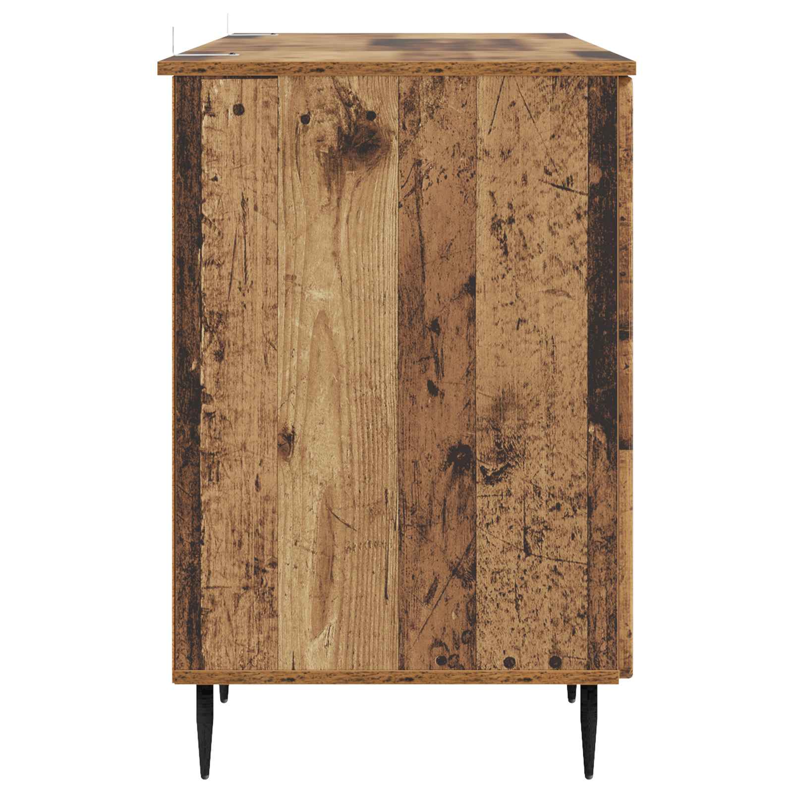 Schreibtisch mit Regal Schwarz 142,5 x 50 x 75 cm Holzwerkstoff