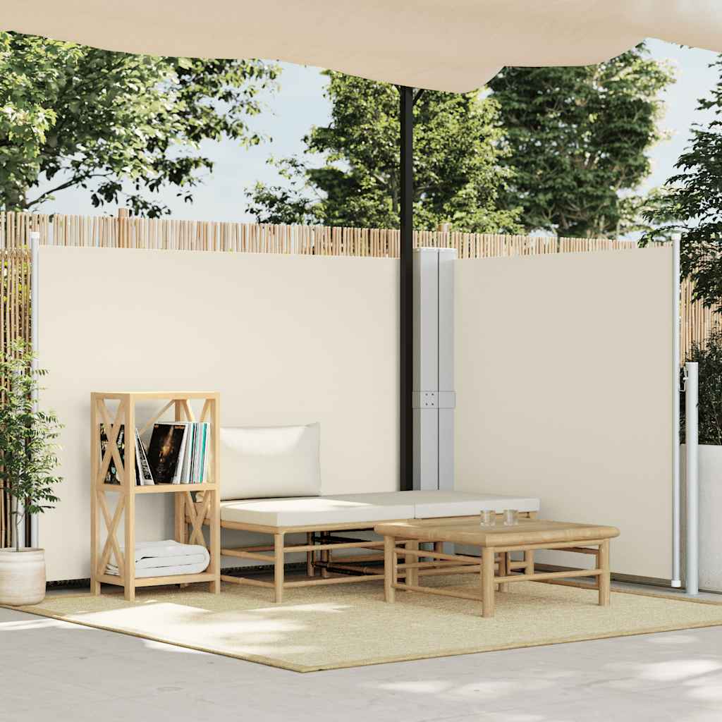 Ausziehbare Seitenmarkise 160×600 cm Braun