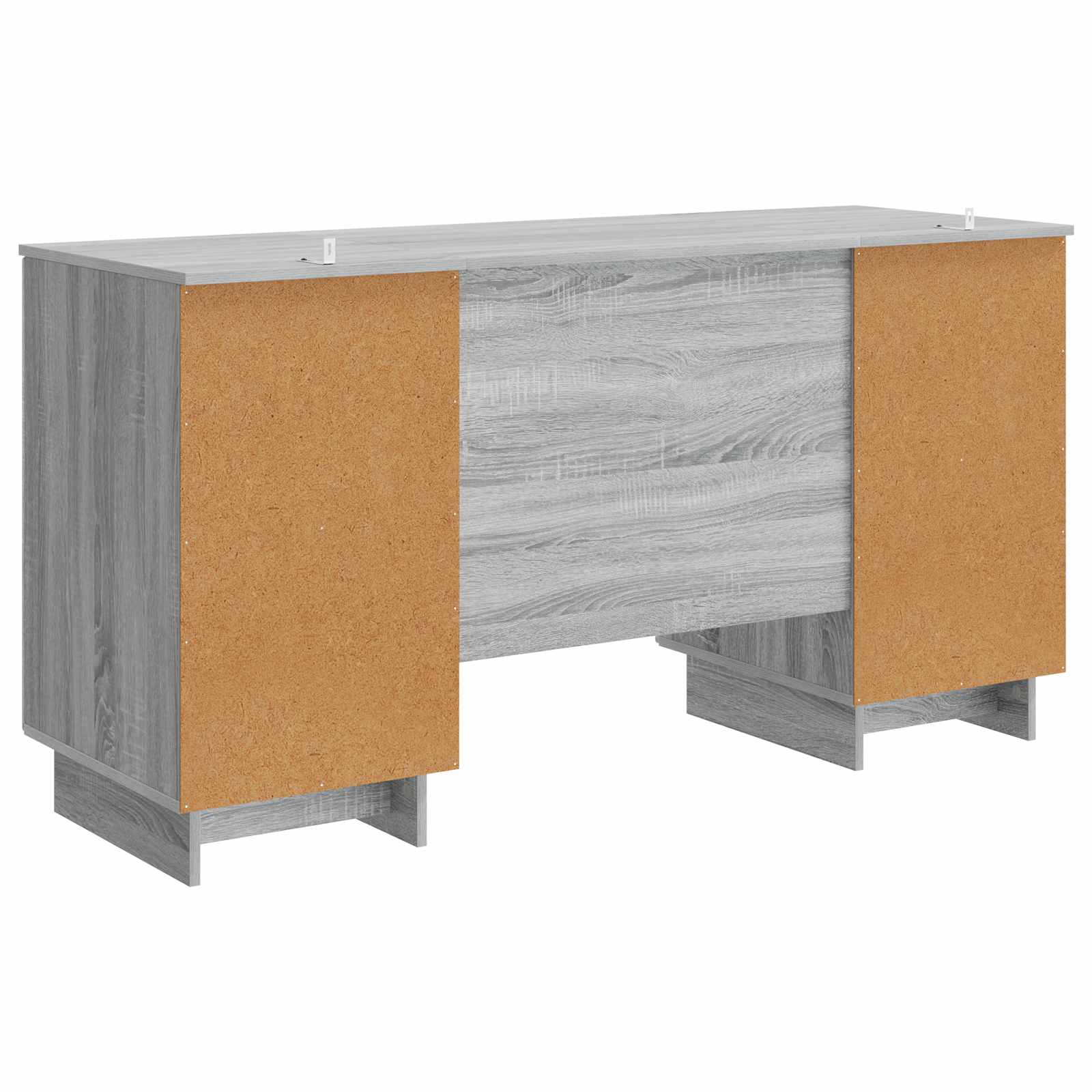 Schreibtisch Schwarz Holzwerkstoff 142,5 x 50 x 75 cm