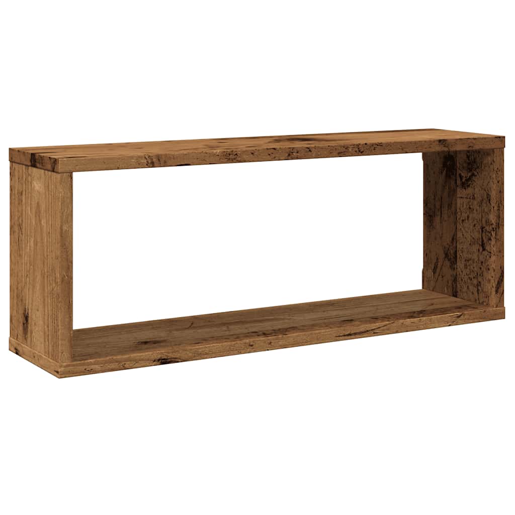 Würfelregale 2 Stk. Weiß 30x15x30 cm