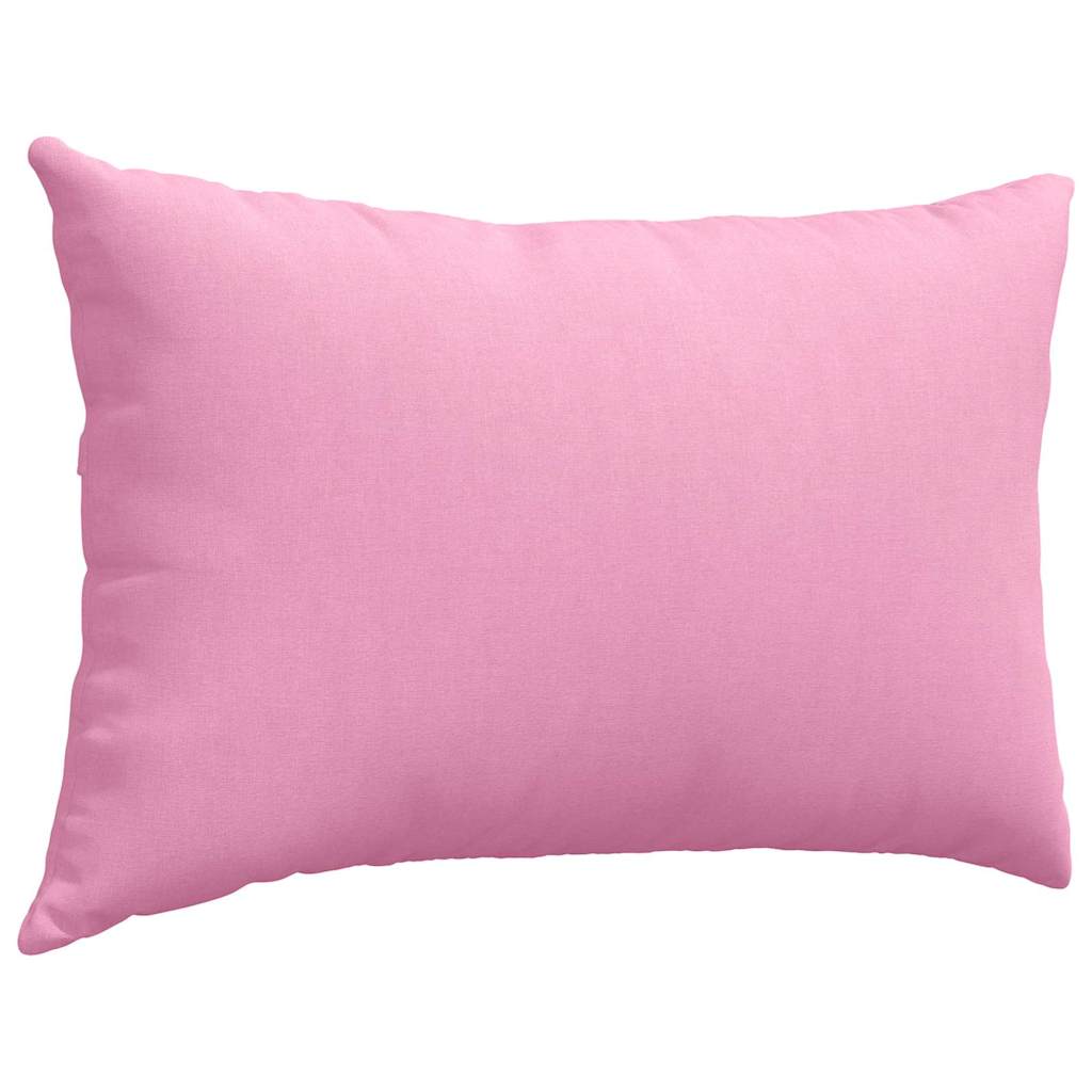 Sofakissen 2 pcs Hellgrau 50 x 30 cm Stoff