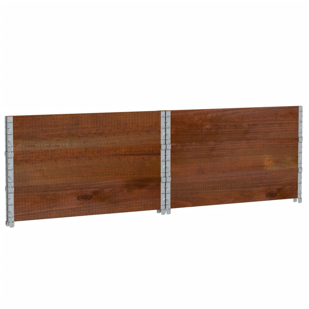 Pflanzkasten Grau 150x100 cm Massivholz Kiefer