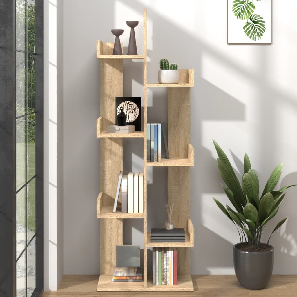 Bücherregal Weiß 86x25,5x140 cm Holzwerkstoff