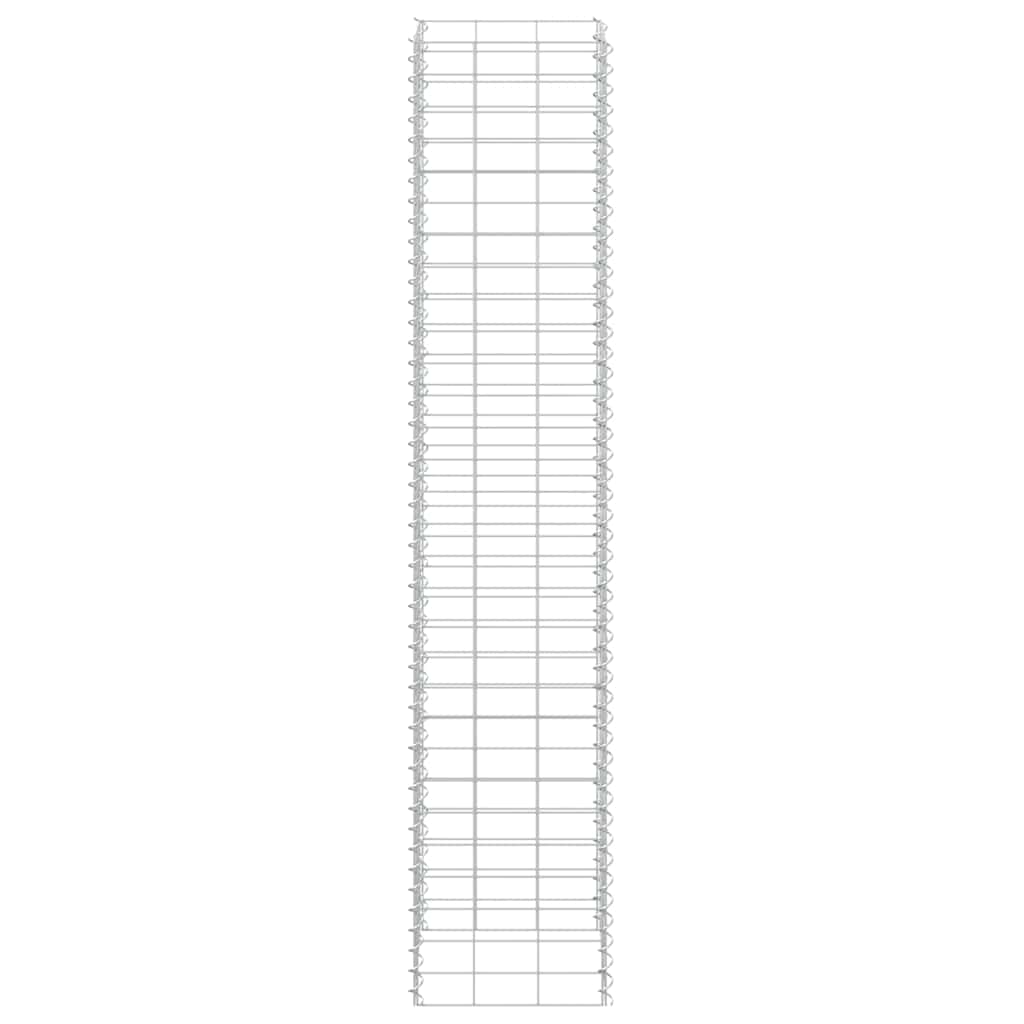 Gabionen-Hochbeete 3 Stk. 30x30x50 cm Eisen