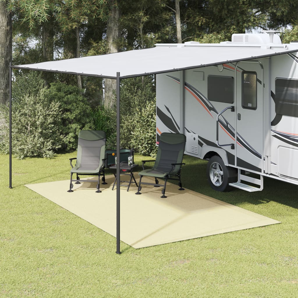 Zeltteppich Anthrazit 4x2 m