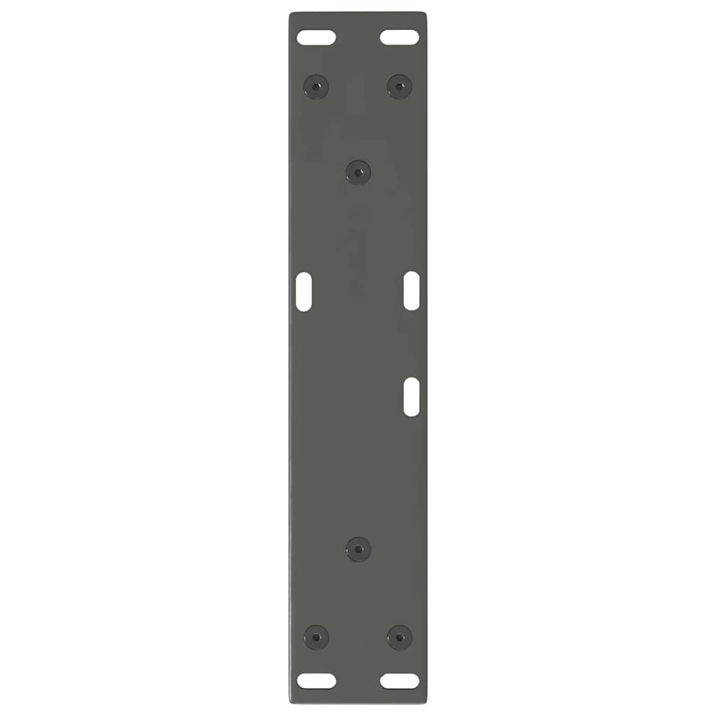 Couchtischbeine V-Form 2 Stück Schwarz 30x(30-31,3) cm Stahl