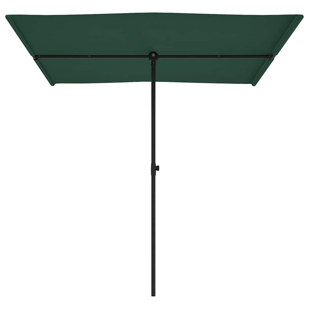 Sonnenschirm mit Aluminium-Mast 180x110 cm Bordeauxrot